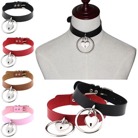 Sexy Fashion Harajuku Handmade Leather Choker Belt Rock Punk Goth