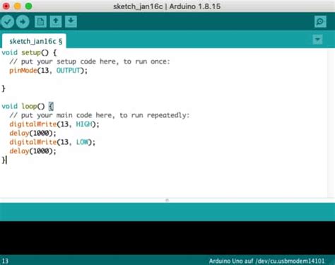 Arduino Uno Programmieren Software