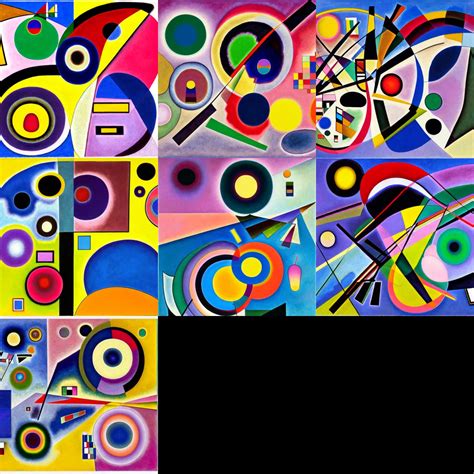 Stunning Abstract Geometric Art By Kandinsky Stable Diffusion Openart