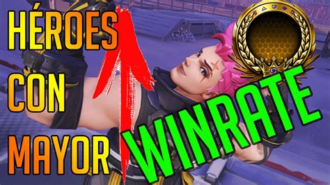 Overwatch Top H Roes Con Mayor Winrate Competitivo Sr Jambo