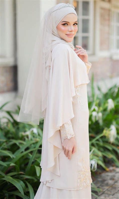 Hadley Kurung Hijabistahub Baju Tunang Nikah Sanding Nude Colour Read