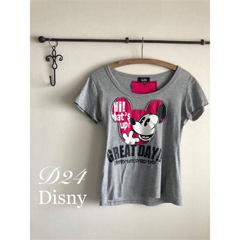 Disney D24 Disney ミッキーマウス 半袖tシャツm〜lの通販 By Tsugumis Shop｜ディズニーならラクマ