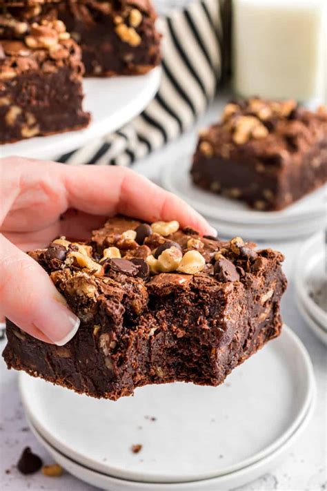 Chocolate Walnut Brownies Recipe Shugary Sweets