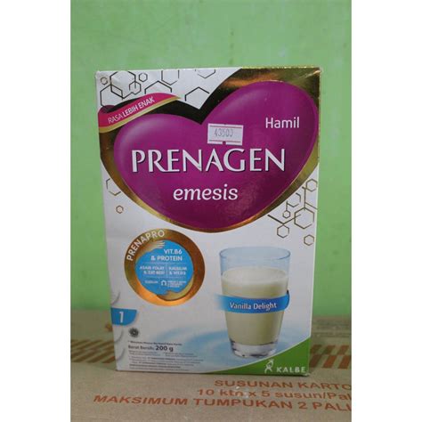 Jual SUSU IBU HAMIL PRENAGEN EMESIS 1 RASA VANILLA 200 GR Shopee