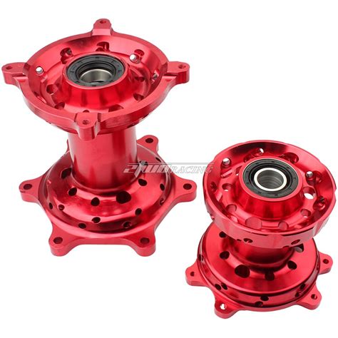 2pcs Cnc Front Rear Wheel Hubs For Honda Cr125r Cr250r Crf250x