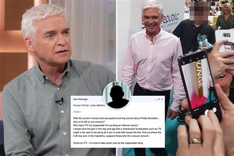 Email Exposing Phillip Schofields Affair With Young Lover To Itv