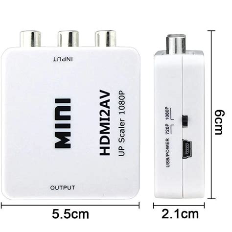 Купить HDMI кабель к АВ масштабирования адаптер мини HD видео конвертер ...