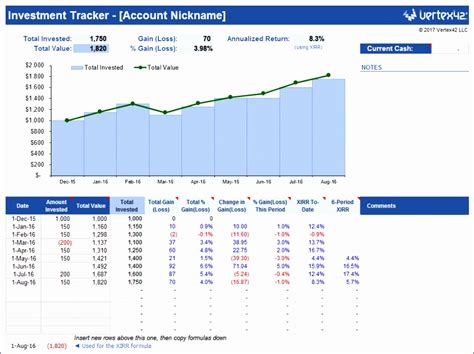 8 Excel Investment Templates - Excel Templates - Excel Templates