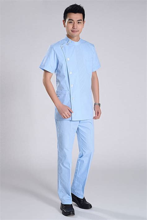 High Quality Hospital Workwear Doctor Dentist Uniform Male Nurse Jacket Cotton Fabric Nursing