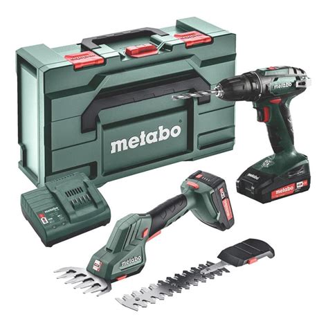 Metabo Akku Bohrschrauber Bs 18v Strauch Grasschere Sgs 18 Ltx Q Akkus