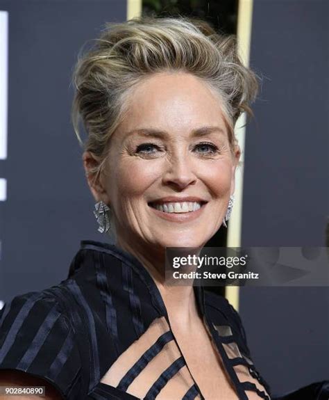 Sharon Stone Golden Globes Photos and Premium High Res Pictures - Getty ...