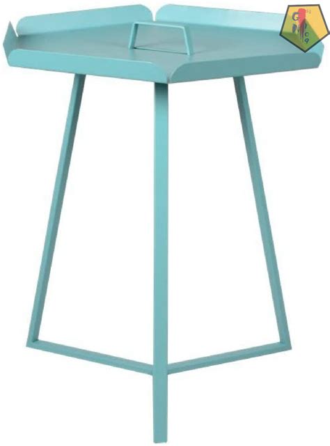 Latitude Run Steel Tray Top Cross Legs End Table Wayfair