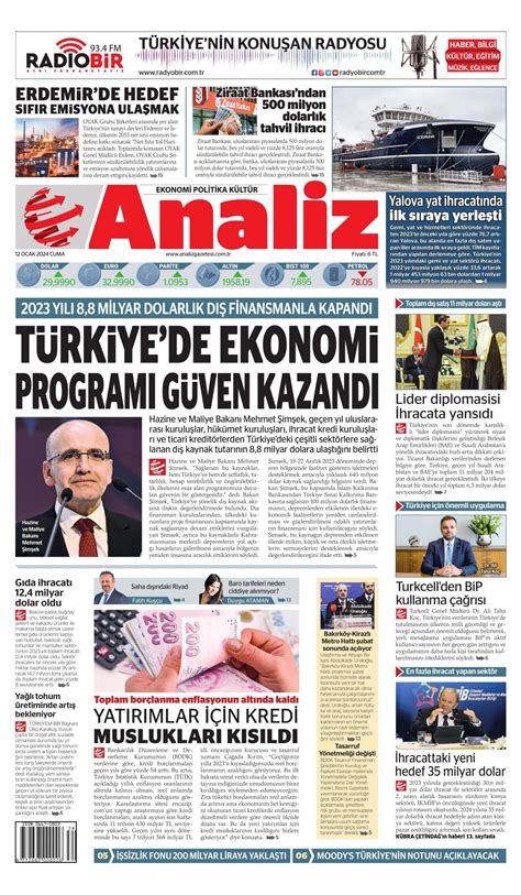 Analiz Gazetesi Analiz Manşet Oku Haberler 12 Ocak 2024