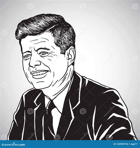 john f kennedy drawing 3