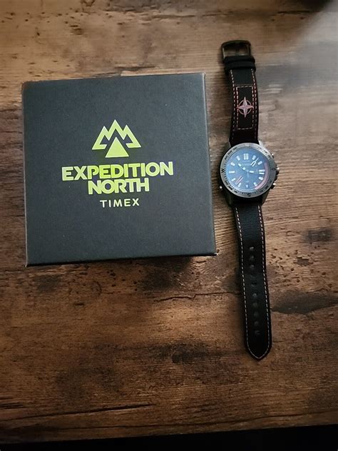 Timex Expedition North Tide Temp Compass Mm Eco Fabric Strap Watch