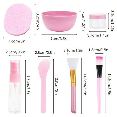 12pcs DIY Facemask Mixing Tool Set DIY Mask Mixing Bowl Set Silicone