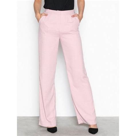 Nly Trend My Favorite Pants 430 Sek Liked On Polyvore Featuring Pants Light Pink Pants