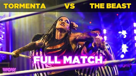 Tormenta Vs The Beast Wow Women Of Wrestling Youtube