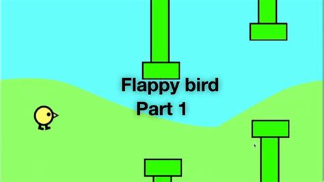 How To Make Flappy Bird In Scratch Part 1 Youtube