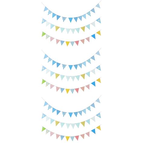 9 Sets Flower Garlands Pennant Bunting Garland Oil Diffusers Birthday