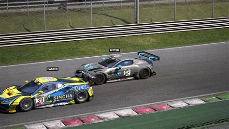 Assetto Corsa Competizione Monza Rennen Aston Martin AMR V8 Vantage