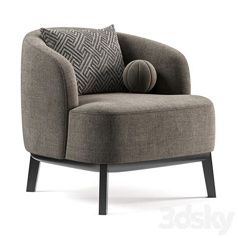 Megan Armchair By Domkapa Arm Chair 3D Model