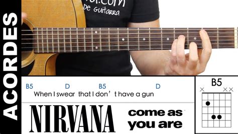 Nirvana – Come As You Are Guitar Chords Acordes de guitarra | Guitar Techniques and Effects