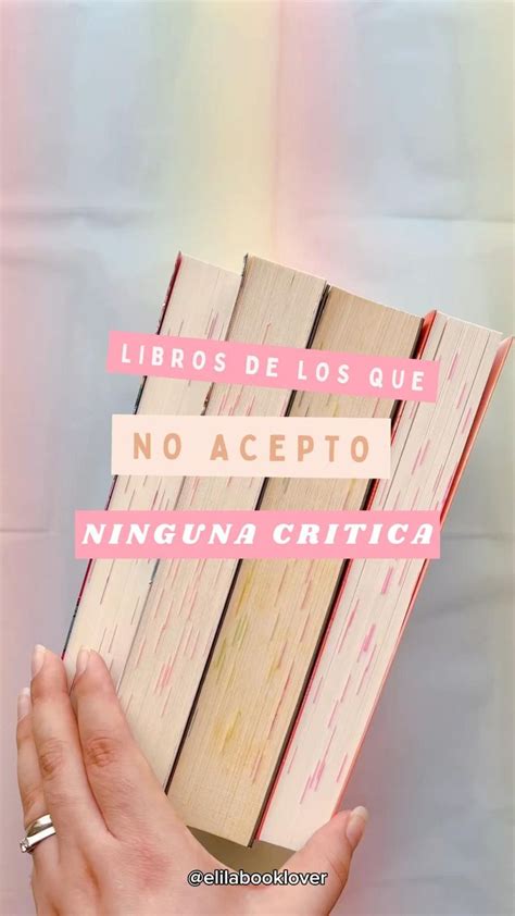 Libros de los que no acepto ninguna crítica en 2024 Libros de leer