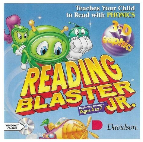 Davidson / Reading Blaster Jr. | PC CD-Rom | 1995