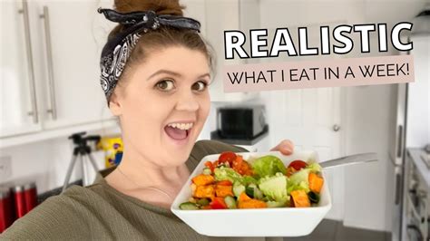 WHAT I REALLY EAT IN A WEEK Realistic Vegetarian Meals Not That