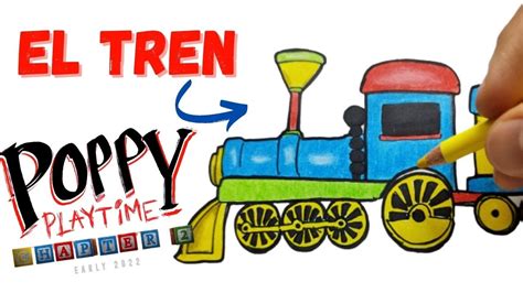 Cómo Dibujar El🚂tren De Poppy Playtime Chapter 2 How To Draw The Train From Poppy Playtime