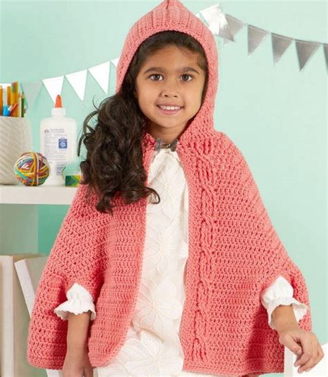 Girl's Chic Crochet Capelet Pattern | AllFreeCrochet.com