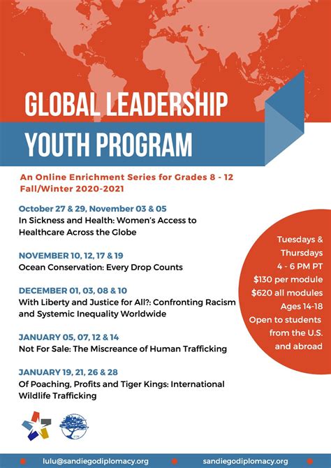 Global Leadership Youth Program San Diego Diplomacy Council