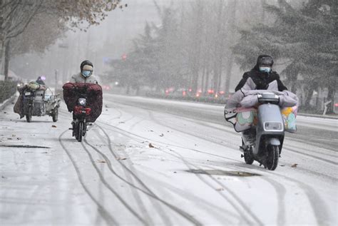 山东寒潮、暴雪、道路结冰、大风多预警齐发 山东 舜网新闻