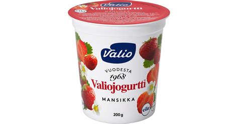 Valiojogurtti 200 G Mansikka Laktoositon S Kaupat Ruoan Verkkokauppa