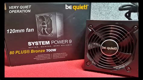 Be Quiet System Power 9 700W PC Power Supply YouTube