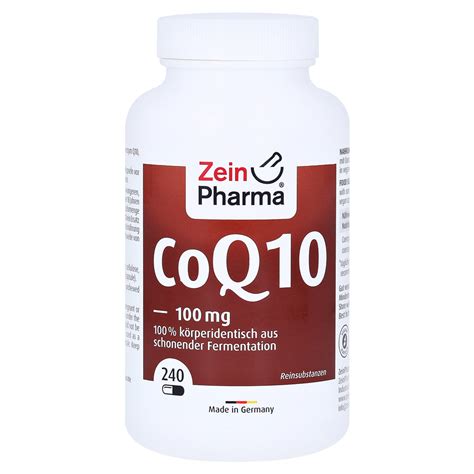 COENZYM Q10 100 mg Kapseln 240 Stück online bestellen medpex