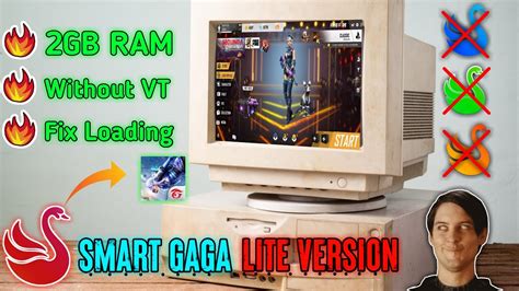 Smartgaga Lite Best Emulator For Free Fire On Low End PC 2 GB Ram