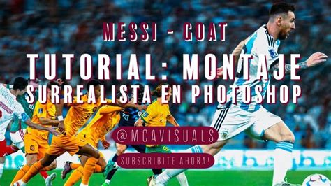 Cómo hacer a Messi GIGANTE? - How to make Messi giant? - Photoshop tutorial