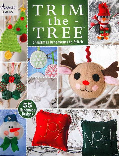 Trim The Tree Christmas Ornaments To Stitch By Annies Sewing Paperback