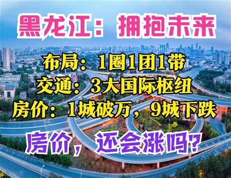 黑龍江2035：1個都市圈，3座國際樞紐，5個大城市，9城房價在下跌 每日頭條