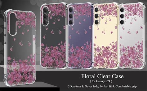 Amazon Greatruly Floral Clear Case For Galaxy S For Women Girls