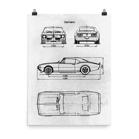 Car Blueprints Camaro