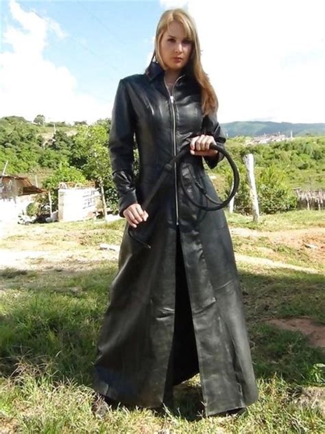 Holypizzaenthusiast “lederlady ” Long Leather Coat Long Coat Women Leather Coat