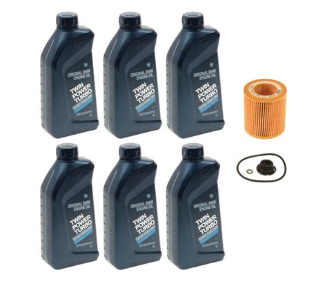 Oil Service Kit Genuine Bmw Oil 5w 30 N20 Rwd With Plastic Oil Pan