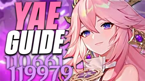 Yae Miko Guide Complet Meilleur Build Teams Showcase C Meta