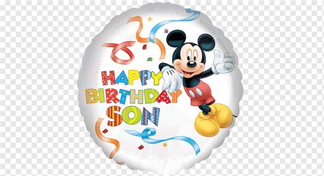 Mickey Mouse Globo Feliz Cumplea Os Deseo Mickey Mouse Deseo H Roes