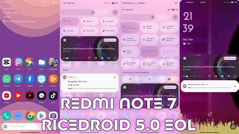 Redmi Note 7 RiceDroid 5 0 EOL Android 12 1 YouTube