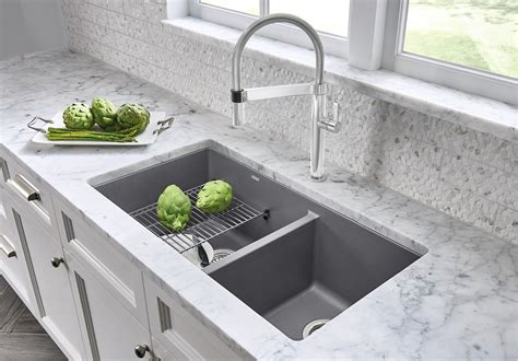 Blanco Silgranit Precis U 1 34 Undermount Sink Carina Kitchen And Bath