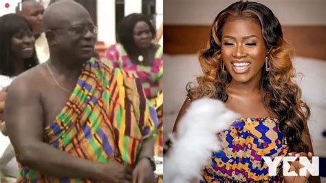 Fella Makafui And Medikal Wedding First Ever Video Of Fella S Father